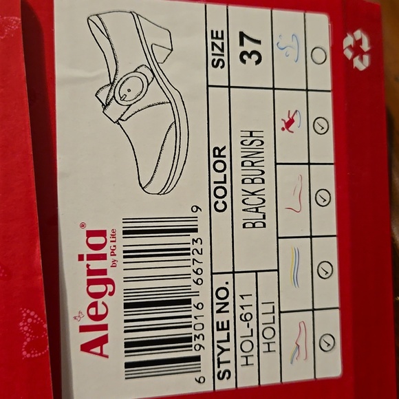 Alegria Holli, Black, 7(Euro. 37), - Picture 8 of 8